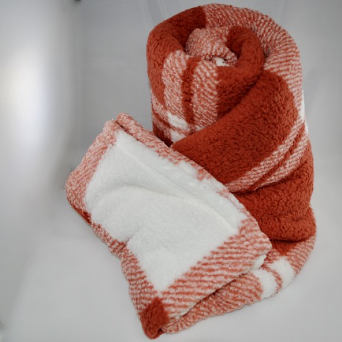 Plaid Teddy - Ruit - Rood Bruin/Room Wit