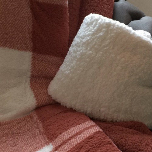Plaid Teddy - Ruit - Rood Bruin/Room Wit
