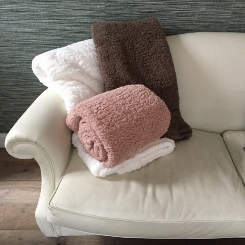 Plaid Teddy - Oud Roos