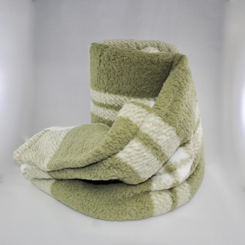 Plaid Teddy - Ruit - Olijf Groen/Room Wit